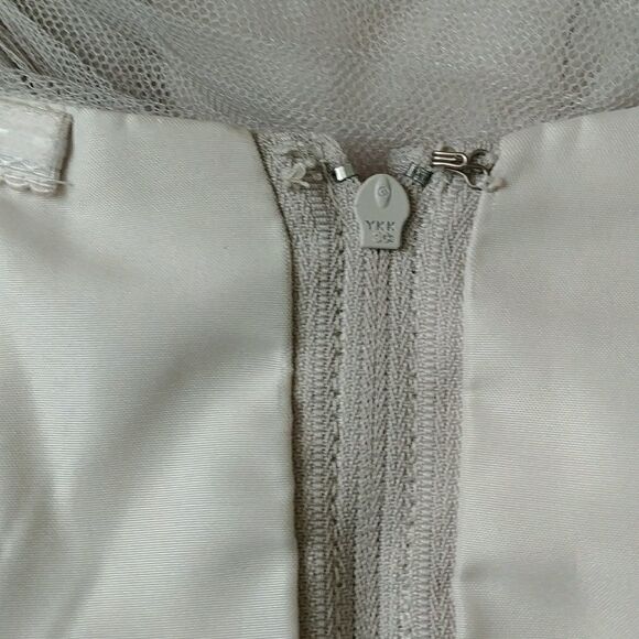 Jenny Yoo Alpine Gray Tulle Bhldn Dress 18 Grey Bridal Wedding - Picture 7 of 8